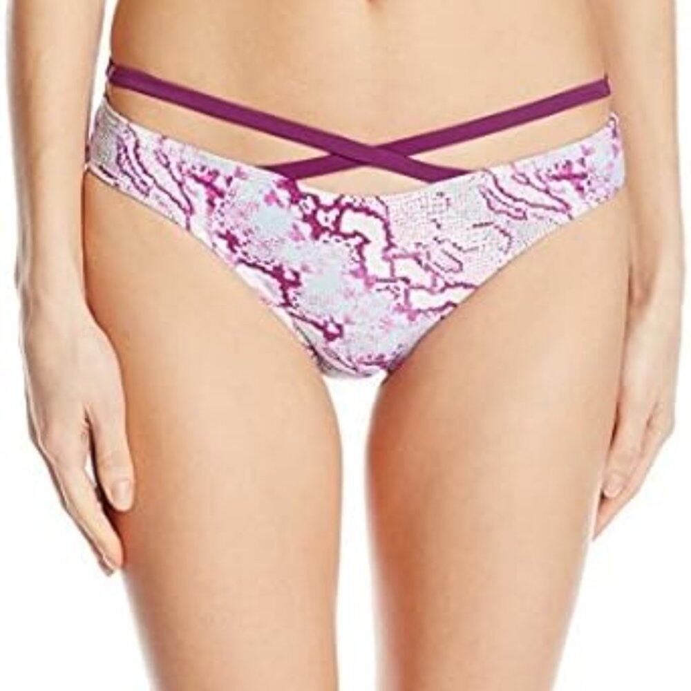 Betsey Johnson - Swimsuit Bottoms 100779MDG Reptile Print Size Small